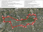 Citymap & Checkpoints of Extra Mile Endurathon Berlin